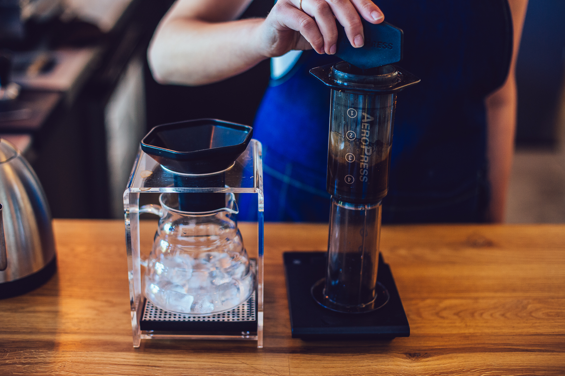 aeropress na lodzie