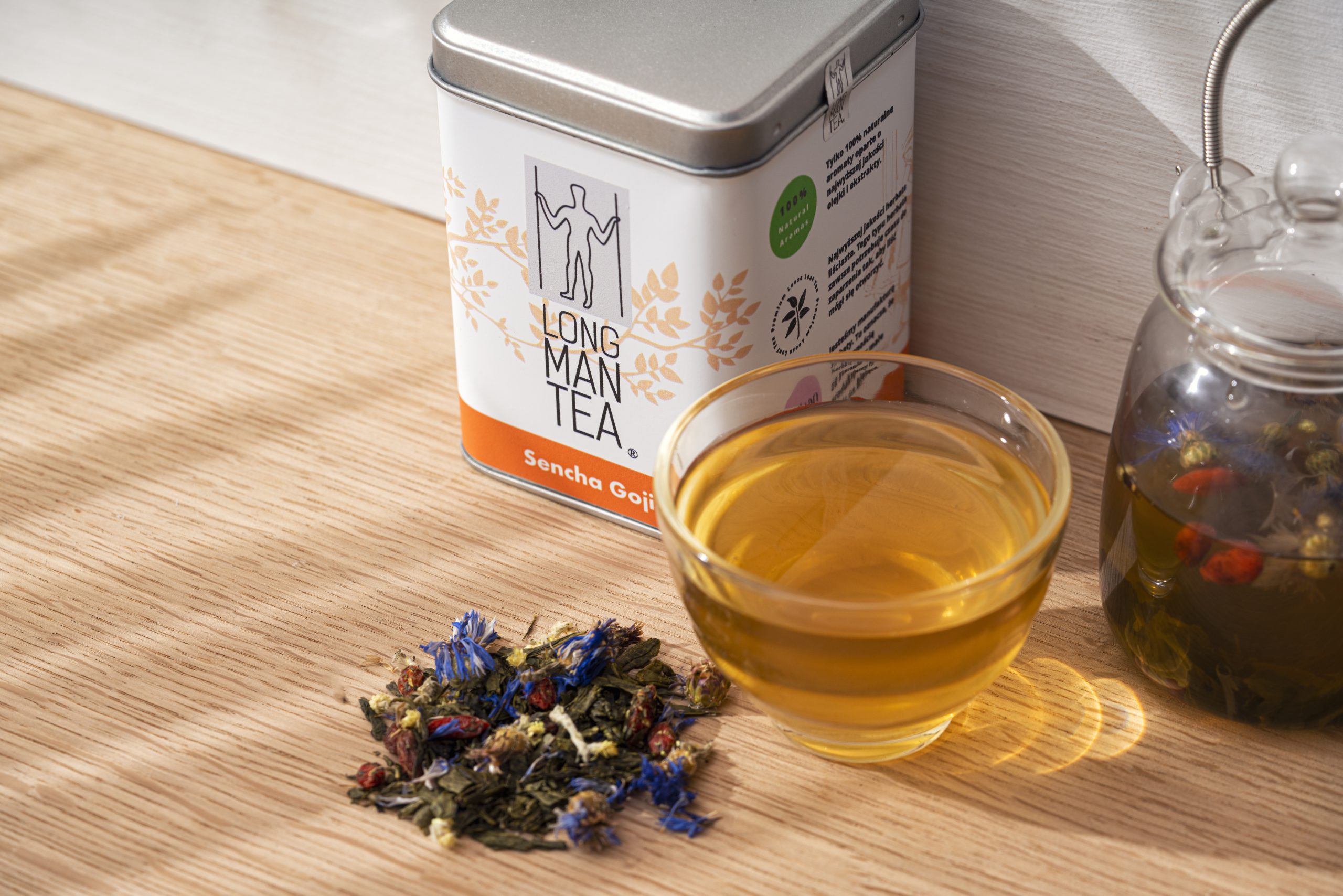 Parzenie Sencha Goji Long Man Tea