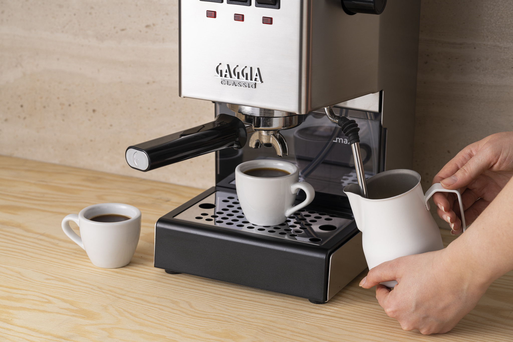 gaggia spienianie mleka do kaw mlecznych