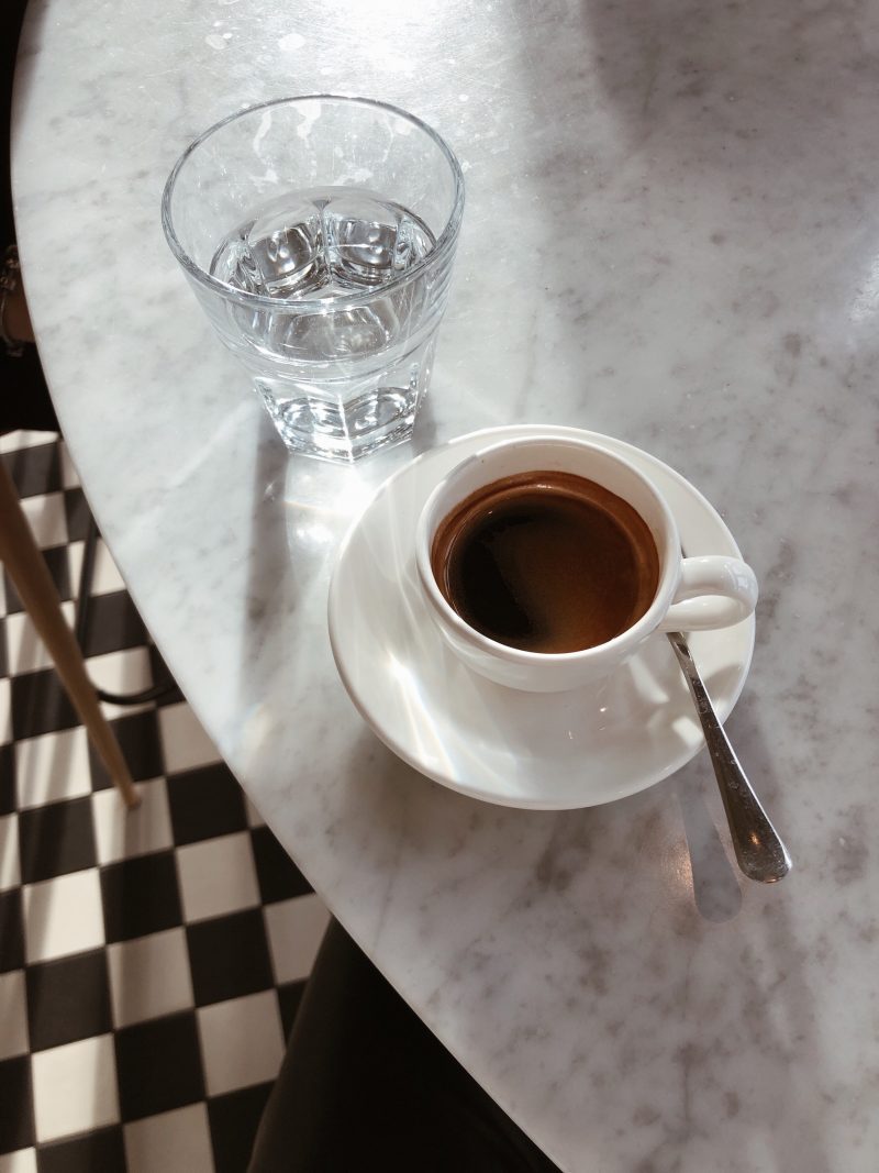 espresso i woda